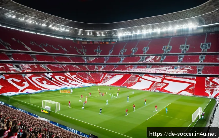 축구 국제 대회 일정 - A vibrant scene inside the Allianz Arena in Munich during a high-stakes 2024 European Championship q...